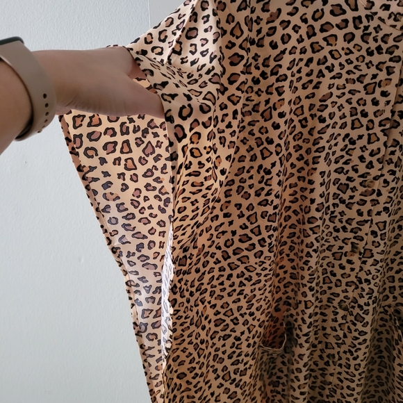 🔥Short Sleeve Button Up Dress SZ One Size - Picture 3 of 6